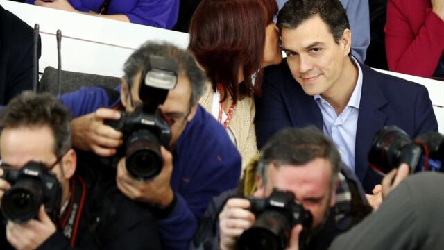 Pedro Sánchez, durante la reunión del Comité Federal del PSOE.