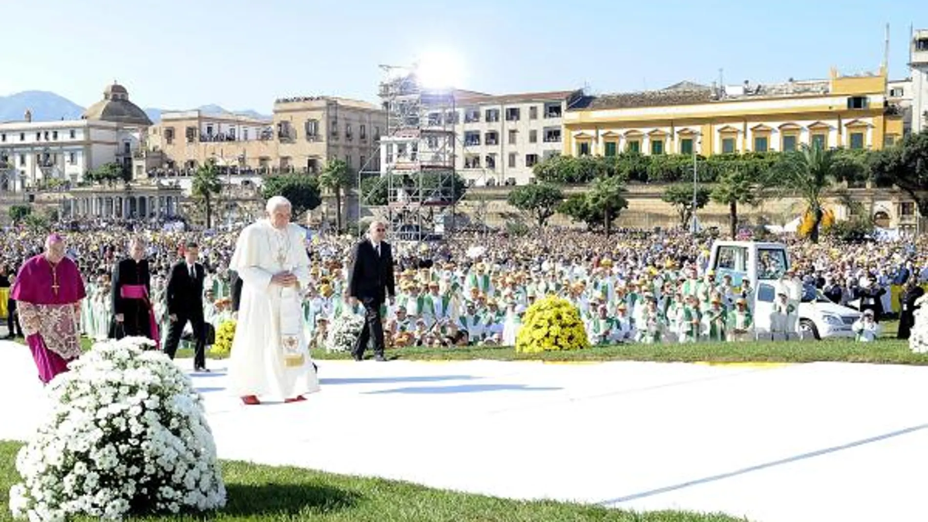 El Papa en Sicilia contra la mafia