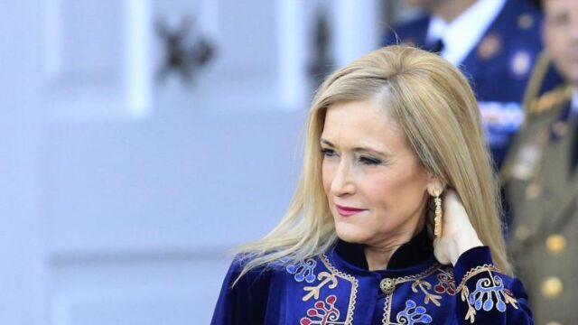La presidenta de la Comunidad de Madrid, Cristina Cifuentes, ayer en Madrid