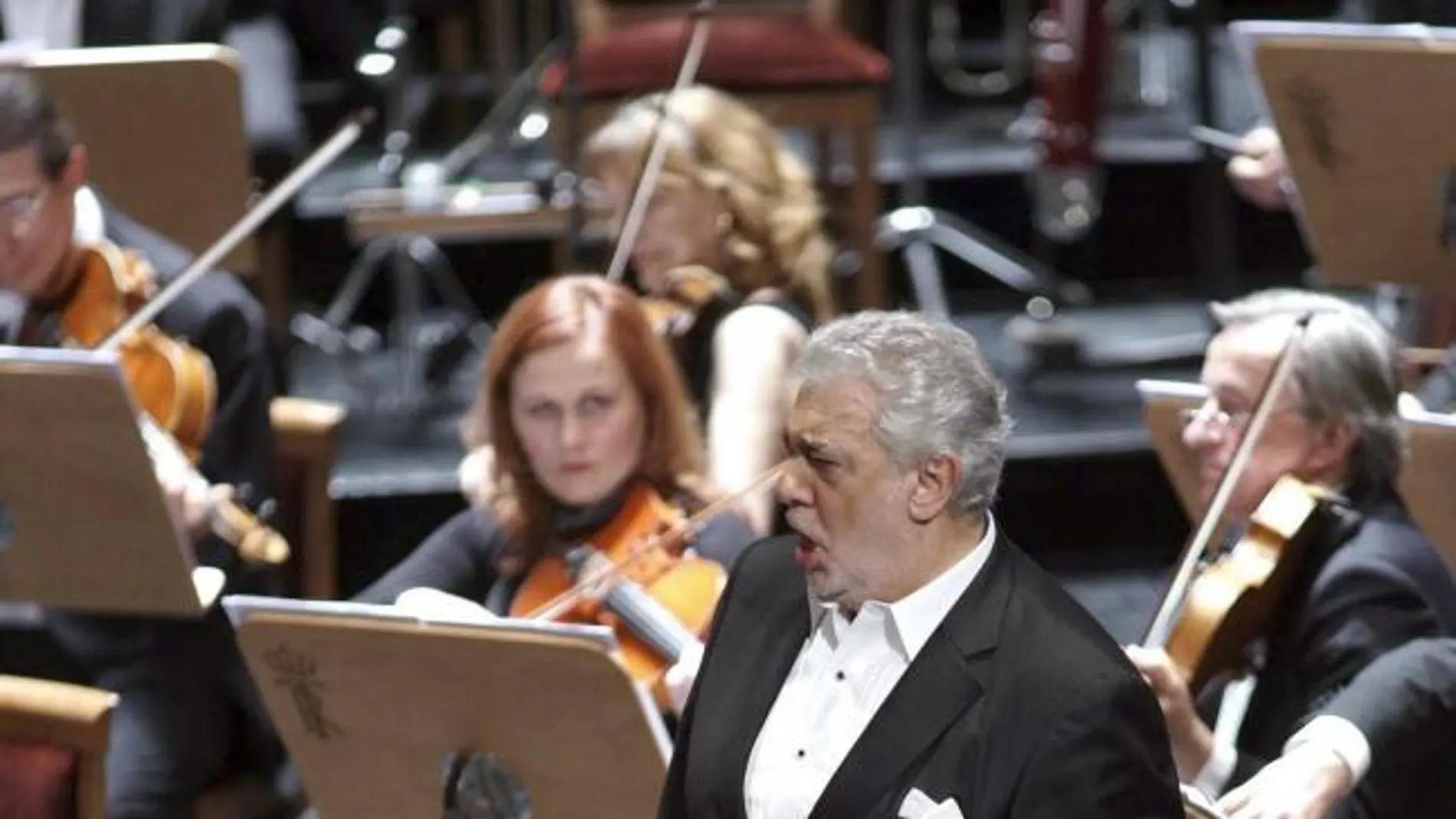 El tenor Plácido Domingo