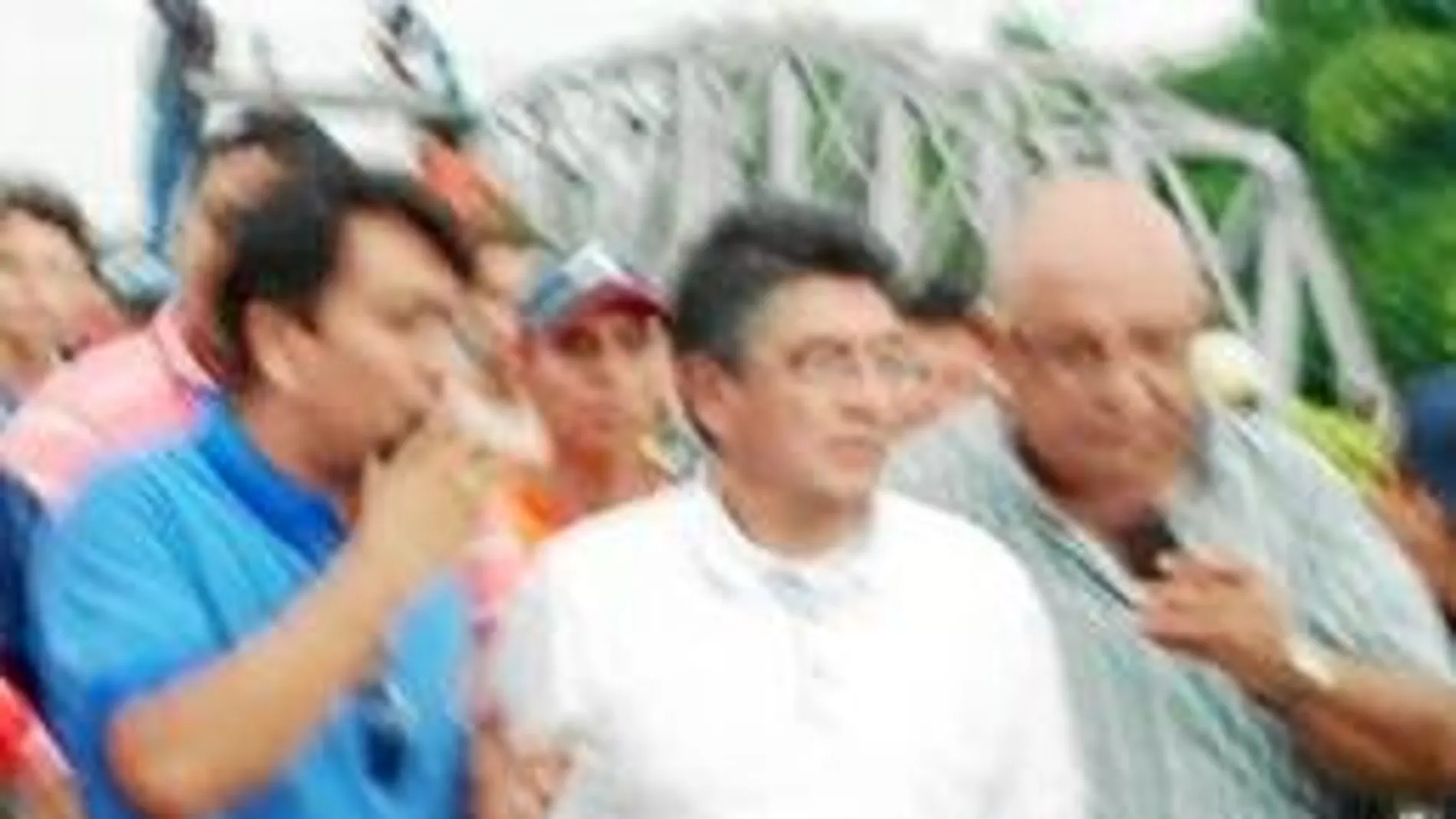 Arturo Cubillas, uno de los responsables de ETA en Venezuela, en un acto como funcionario del Gobierno de Hugo Chávez