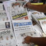 Fotografía de un puesto de periódicos hoy, jueves 24 de septiembre de 2015, en Medellín (Colombia)