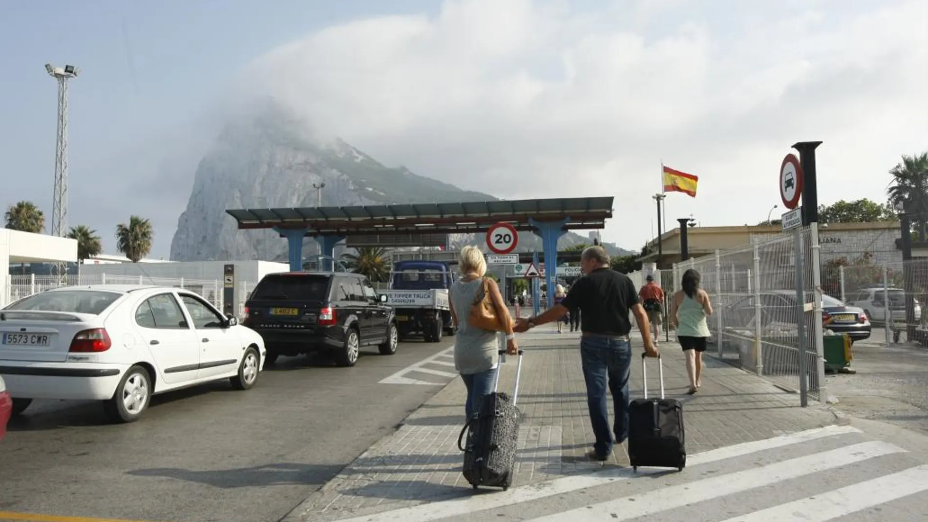 Aduana de entrada a Gibraltar