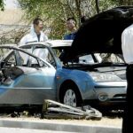 Hallado un cadáver calcinado en el asiento trasero de un coche en Getafe
