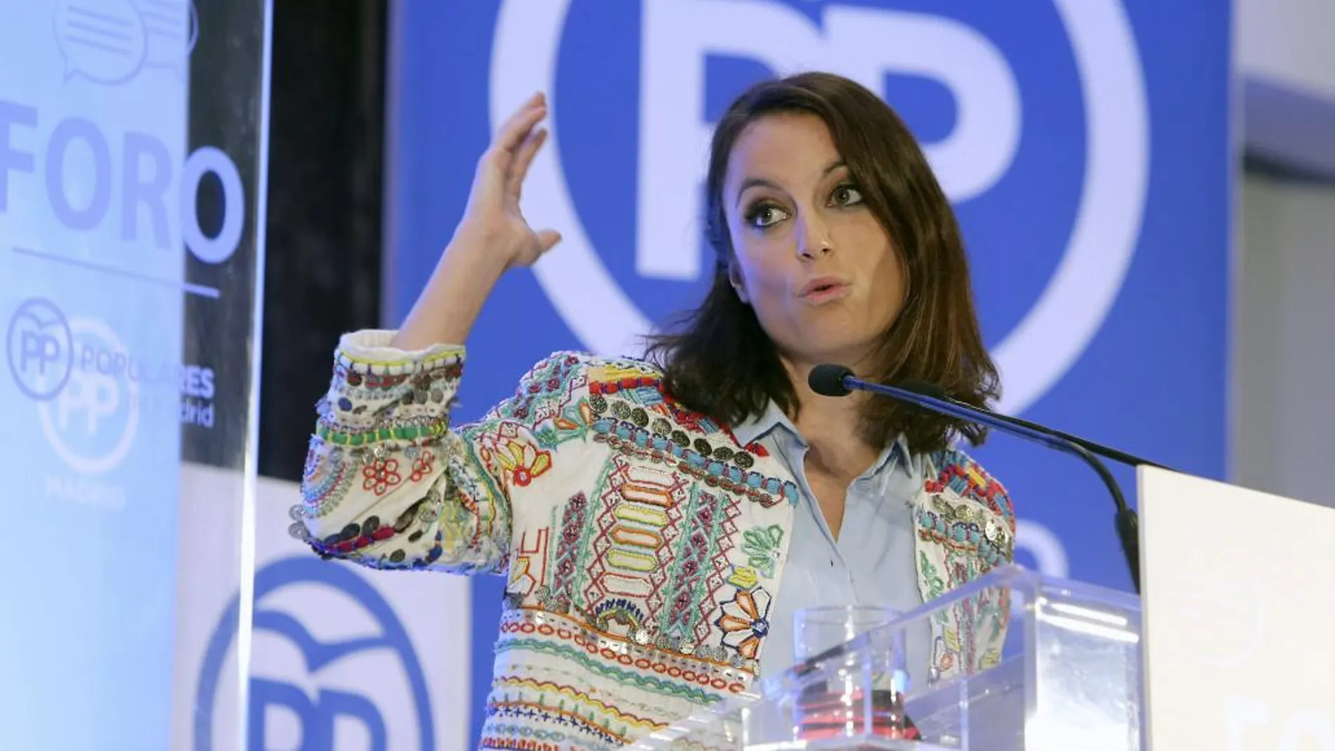 La vicesecretaria de Estudios y Programas del Partido Popular y candidata a las elecciones autonómicas de Cataluña, Andrea Levy