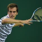El tenista español Albert Ramos-Vinolas en el torneo de tenis Masters de Shanghai en Shanghai, China.