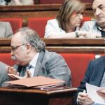 El Parlamento de Cataluña fue escenario ayer del duelo entre Mas y Montilla