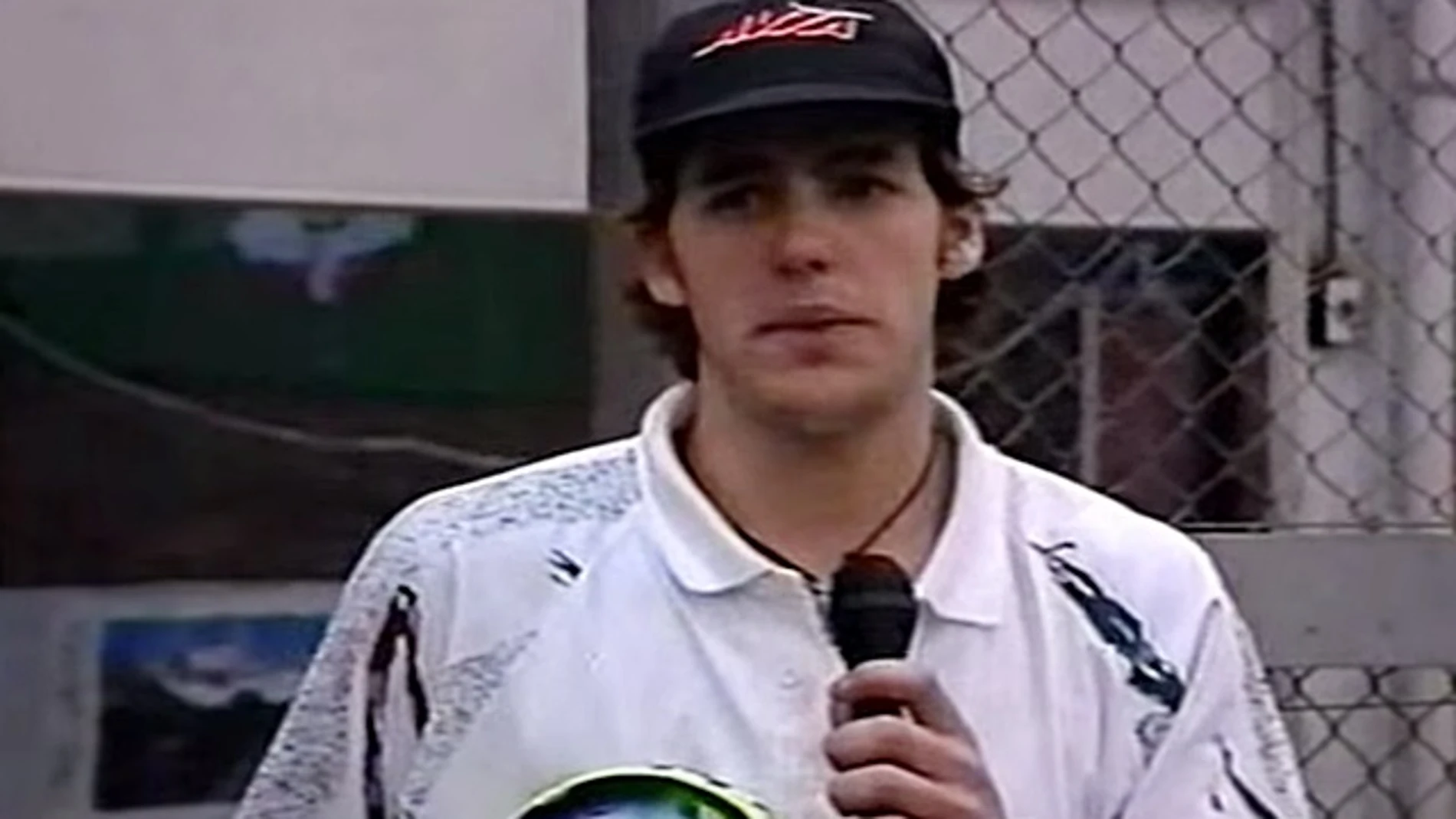 Juan Martín Díaz, en sus primeros años en el pádel