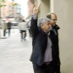 Félix Palomo acudió ayer a los Juzgados de Plaza de Castilla para explicar su situación laboral mientras era funcionario