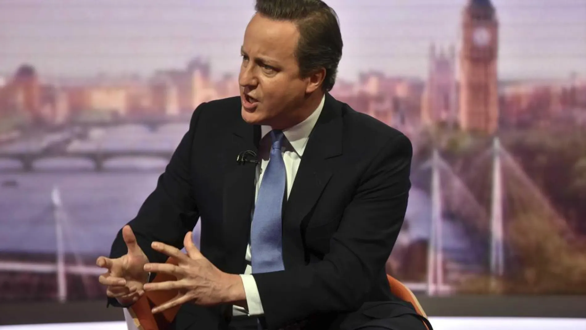 Cameron en su itervención en la BBC