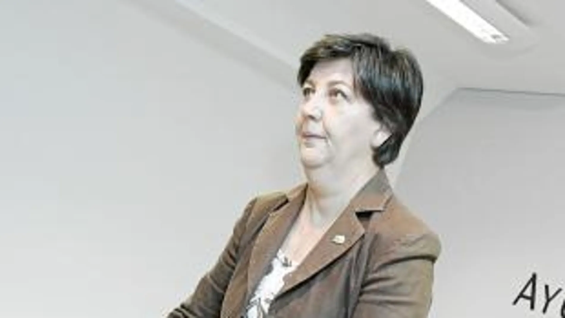Josefa Medrano, concejal de Participación Ciudadana, en una imagen tomada ayer en el centro de prensa del Ayuntamiento