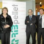 María Jesús Ruiz, Jiménez y los representantes de la nueva planta
