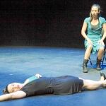 Mey-Ling Bisogno y Marianela Pensado, en la obra de Orazi
