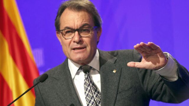 El presidente catalán en funciones, Artur Mas