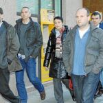 Los acusados llegaron a la Audiencia tranquilos y arropados por miembros de la izquierda abertzale