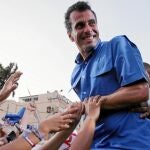 Capriles, durante una de sus intervenciones de campaña esta misma semana en la ciudad de Caracas
