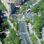 Imagen panorámica de la ciudad de Móstoles a vista de pájaro, el Ayuntamiento quiere mejorar la movilidad del municipio