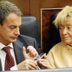 LLAMADA A DURAN. Zapatero no podía comunicar con el portavoz de CiU, y De la Vega le pasó su móvil para que hablaran
