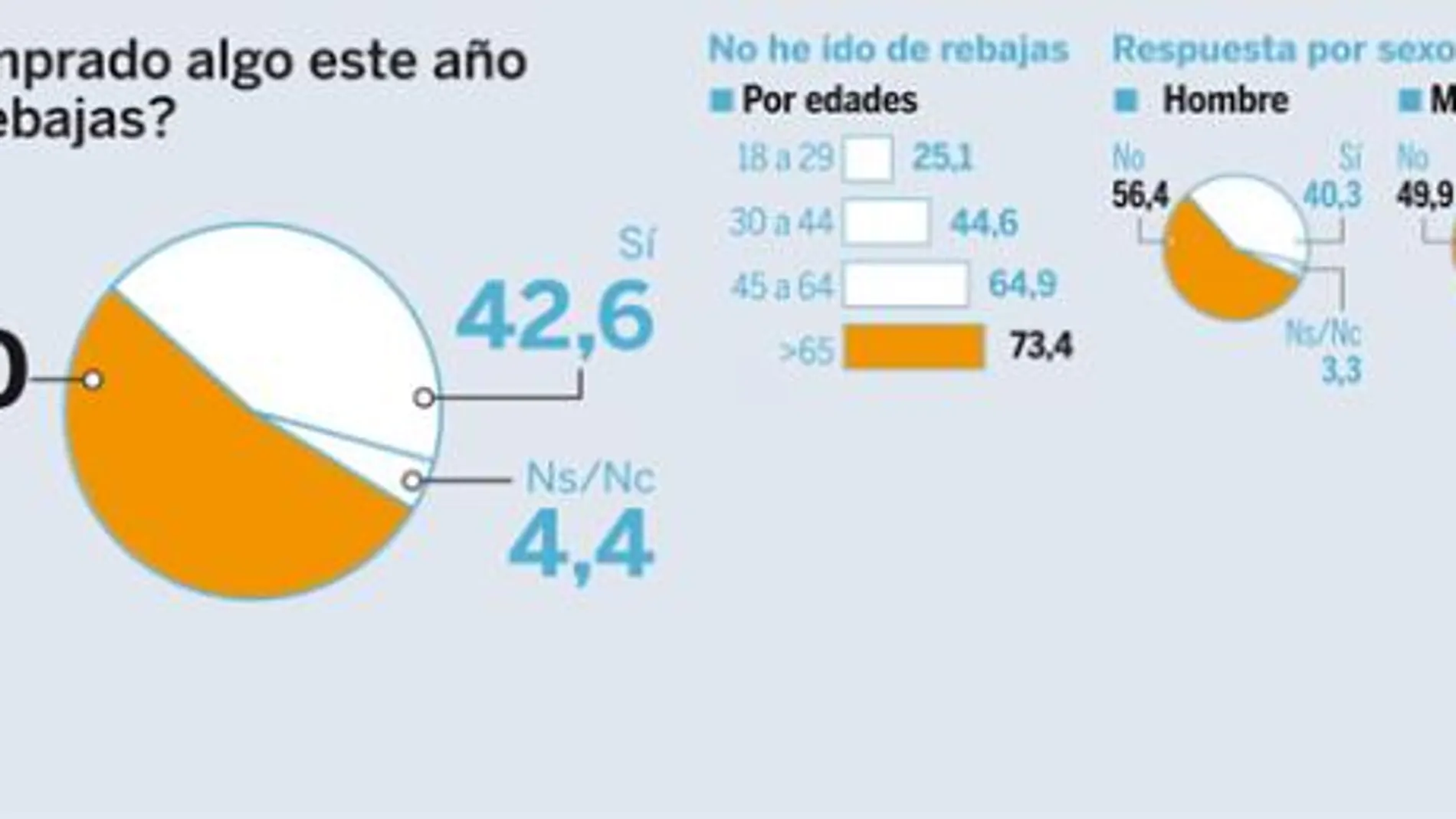¿Ha comprado algo este año en las rebajas?