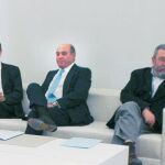 Zapatero, Díaz Ferrán y Méndez, en una imagen de archivo de un encuentro en Moncloa