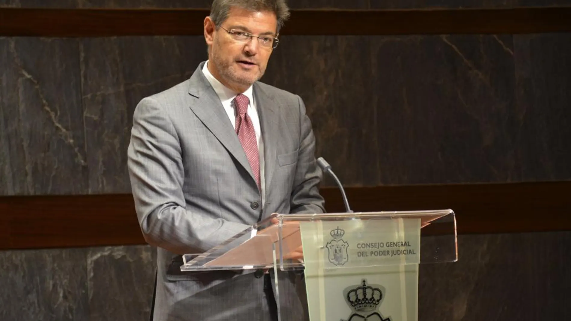 El ministro de Justicia, Rafael Catalá, ayer