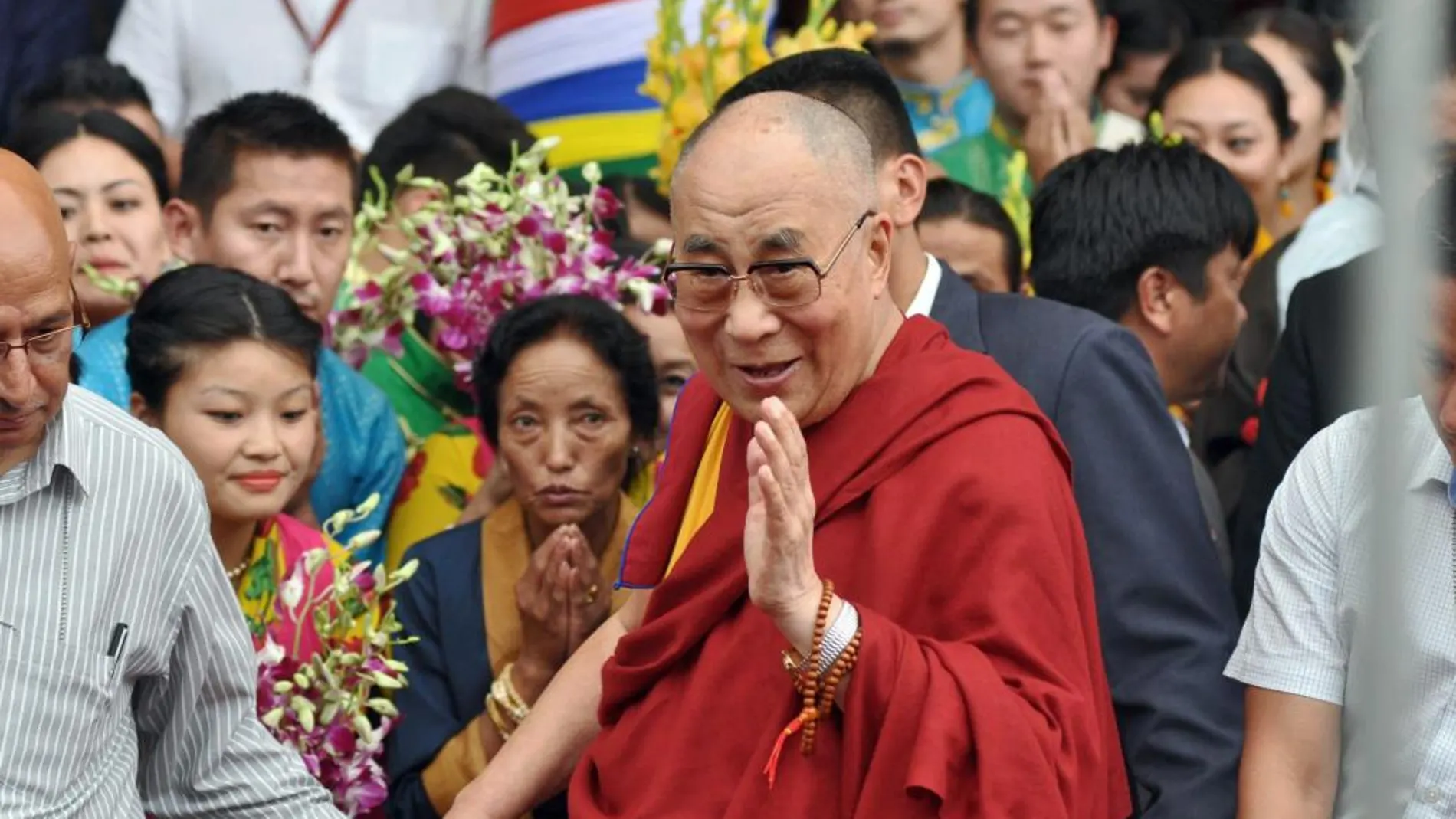 El Dalái Lama en la celebración de su 80 cumpleaños