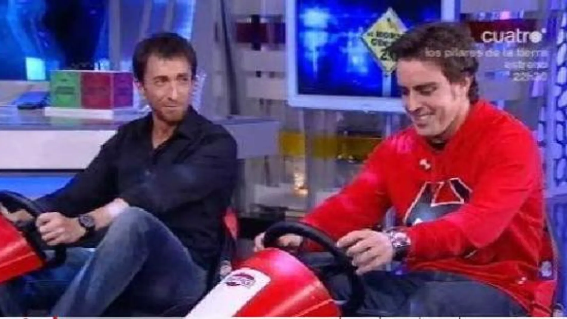 La simpatía de Fernando Alonso en «El Hormiguero»