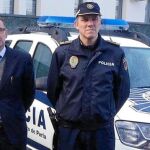 El ex alcalde José María Fraile, junto al entonces concejal de Seguridad Ciudadana y el Jefe de la Policía Local, Antonio Aguado, nombrado de forma irregular