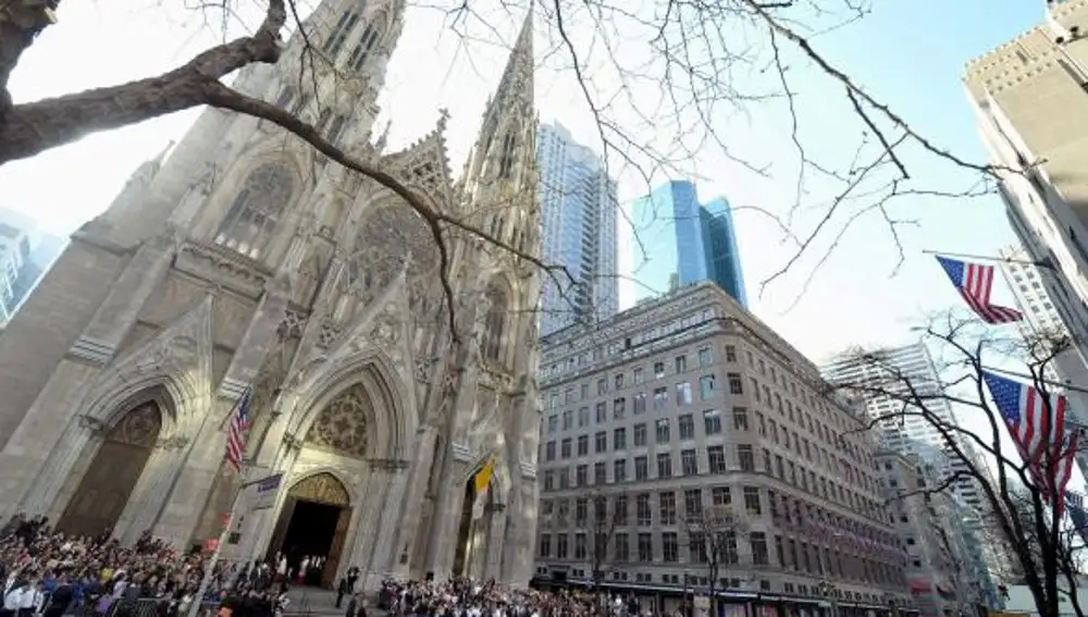La catedral de San Patricio, situada en la quinta avenida de Nueva York