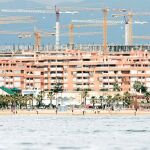 Edificaciones en la playa de La Malvarrosa de Valencia en 2007
