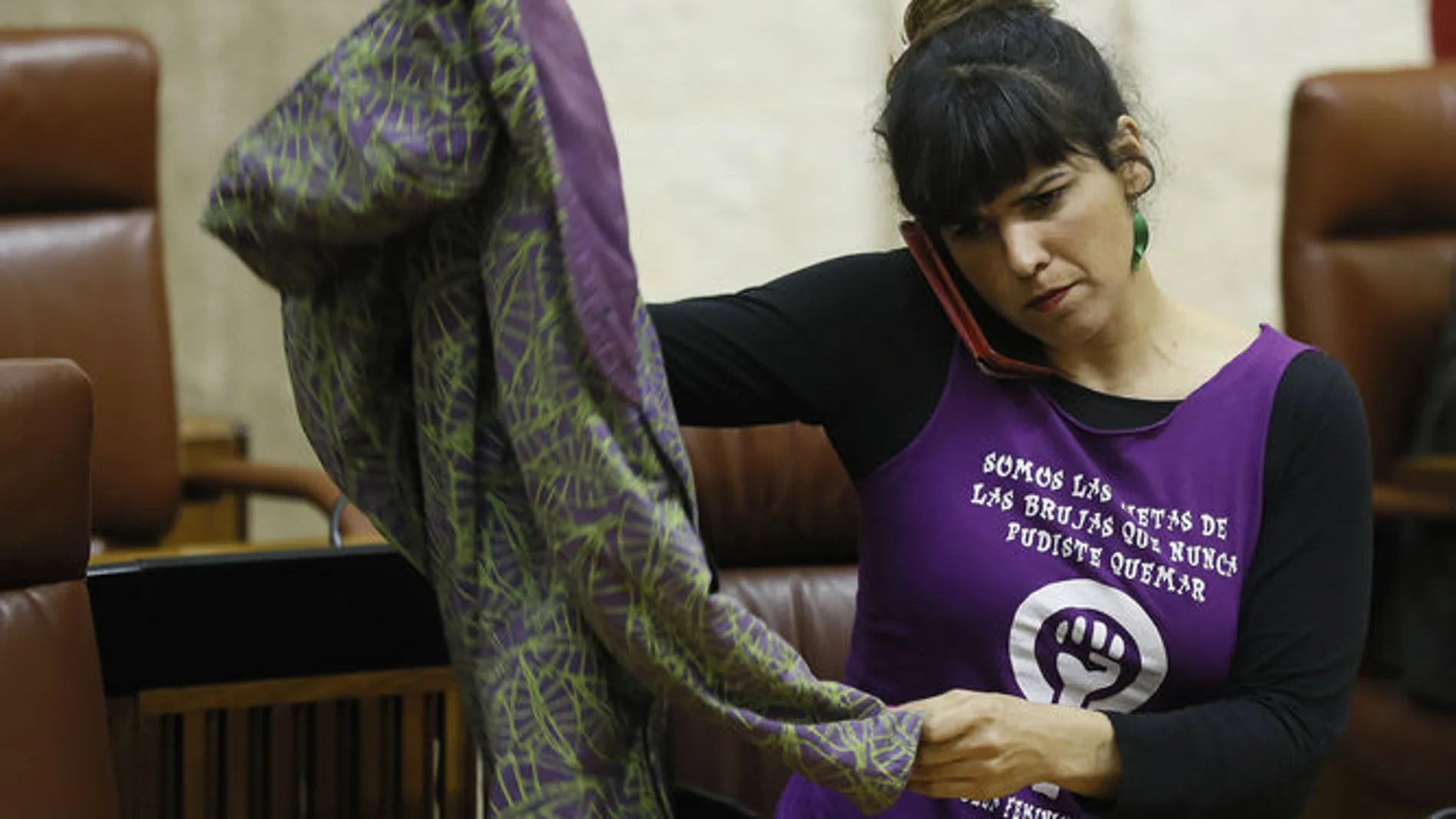Teresa Rodríguez, secretaria general de Podemos Andalucía, en una imagen de archivo / Efe