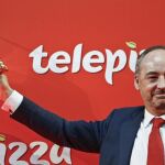 Pablo Juantegui, presidente de Telepizza, compañía que se ha estrenado hoy en la Bolsa de Madrid.