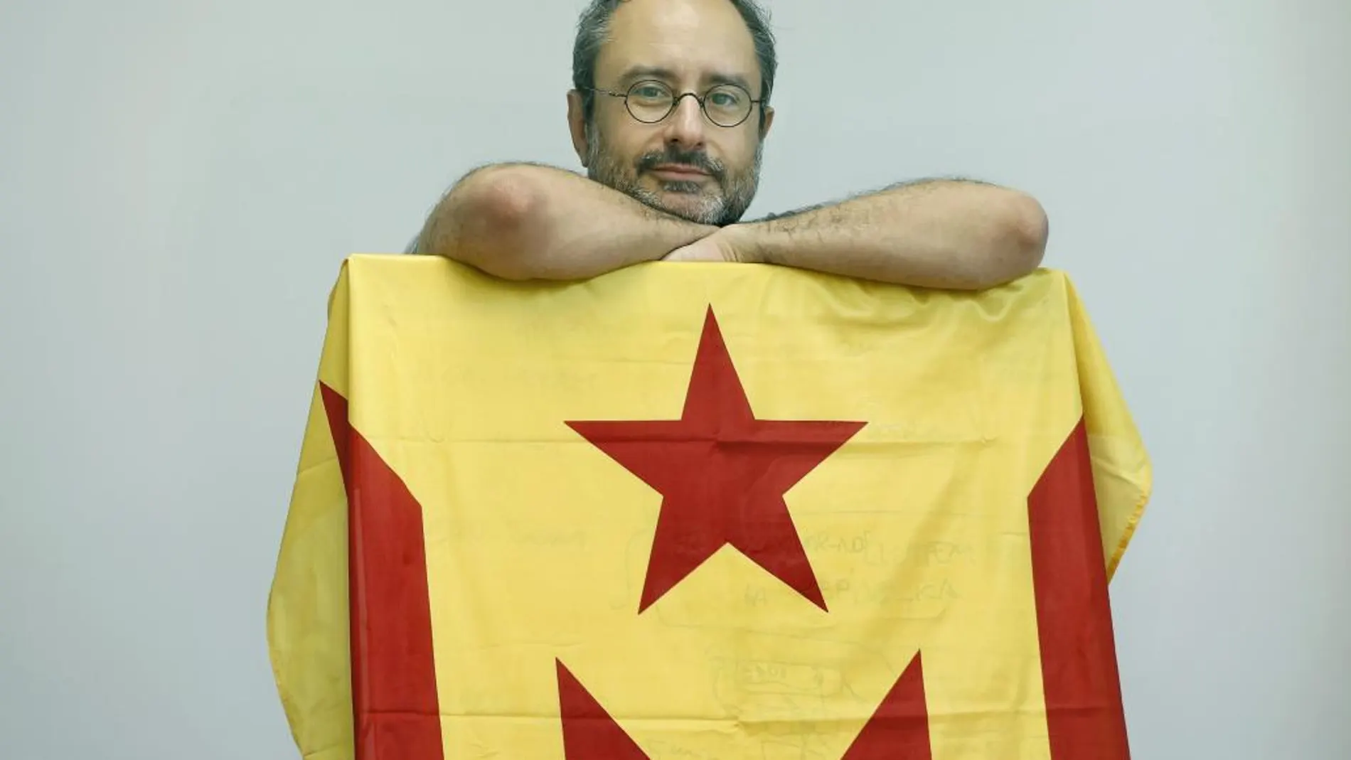 El cabeza de lista y nuevo líder de la CUP en el Parlamento de Cataluña, Antonio Baños