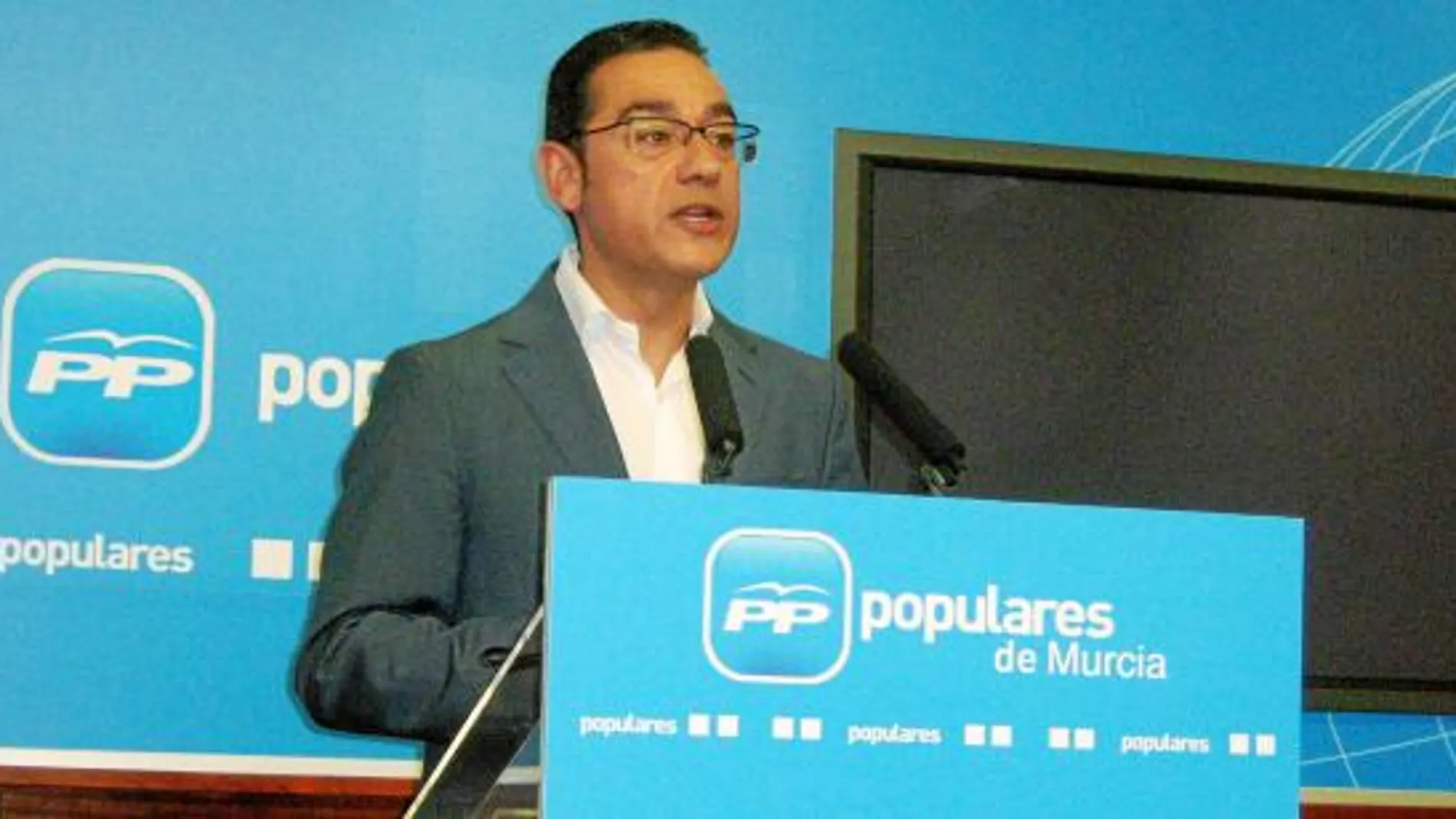 Imagen reciente del vicesecretario sectorial del Partido Popular en la Región de Murcia, José Gabriel Ruiz