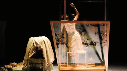 Imagen de uno de las creaciones de la dramaturga de Angélica Liddell, en 2018.