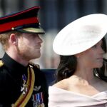 El príncipe Enrique y su esposa Meghan Markle presenciaron hoy juntos por primera vez los desfiles militares en honor del cumpleaños de la reina Isabel II. Foto: @RoyalFamily