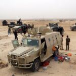 Llegada de refuerzos militares para las tropas iraquíes en Ramadi