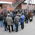 Última concentración de los trabajadores a las puertas de la fábrica