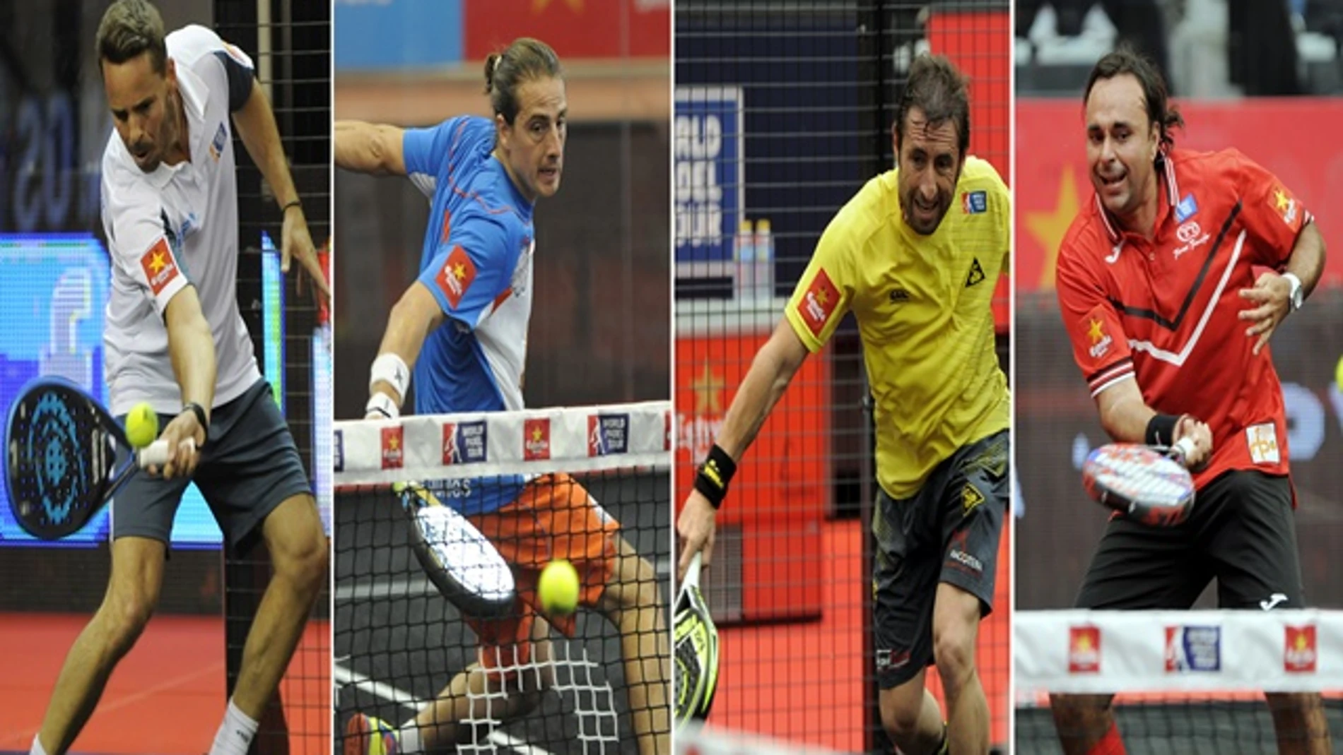 Cuatro de los jugadores que han cambiado de pareja
