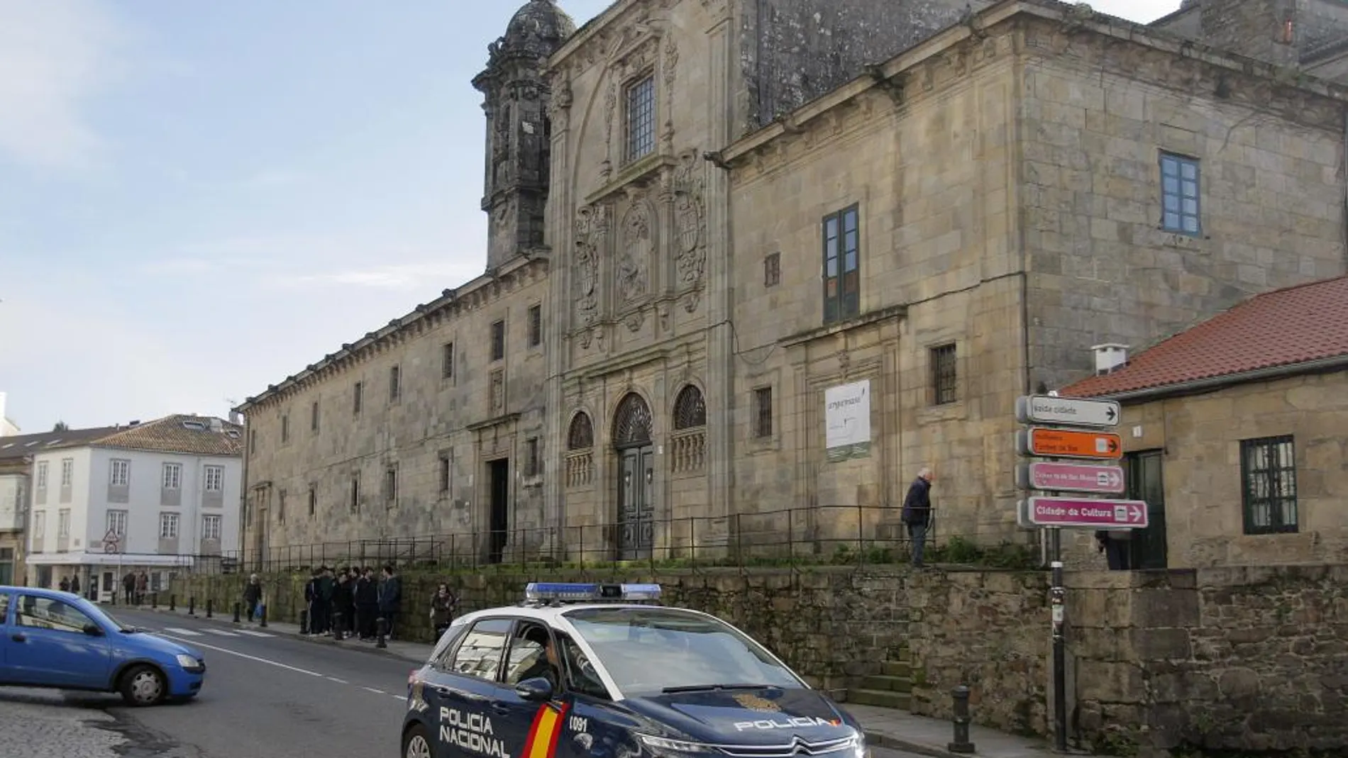 Convento de las Mercedarias, en el centro histórico de Santiago, donde se investiga la supuesta retención ilegal de monjas de clausura.