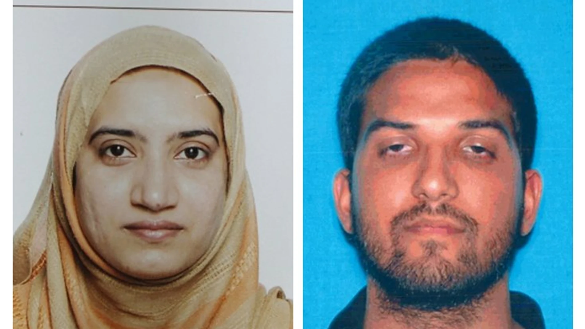 Tashfeen Malik y Syed Farook, autores de la matanza