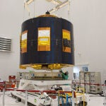 Uno de los satélites de última generación, antes de su lanzamiento