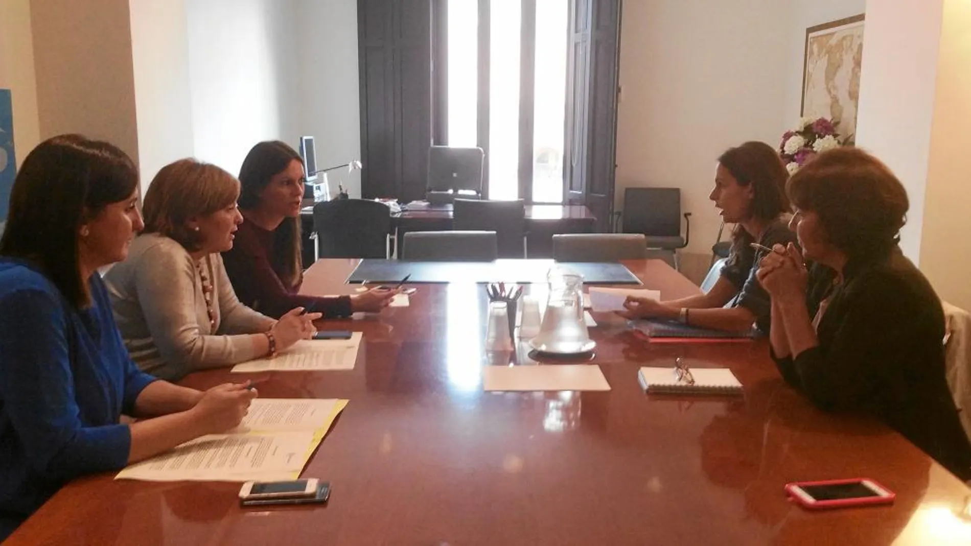 Català, Bonig y Gascó se reunieron ayer con representantes de la plataforma de escuelas infantiles privadas