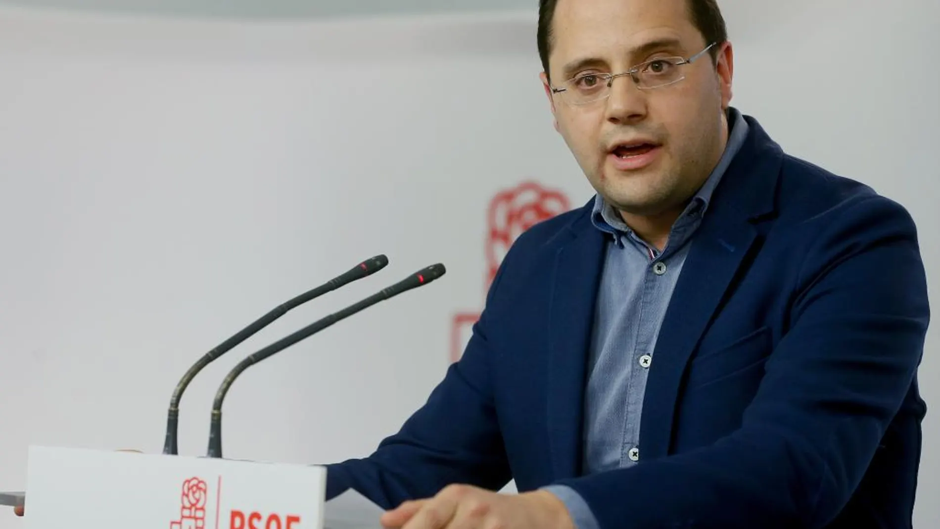 El secretario de Organización del PSOE, César Luena