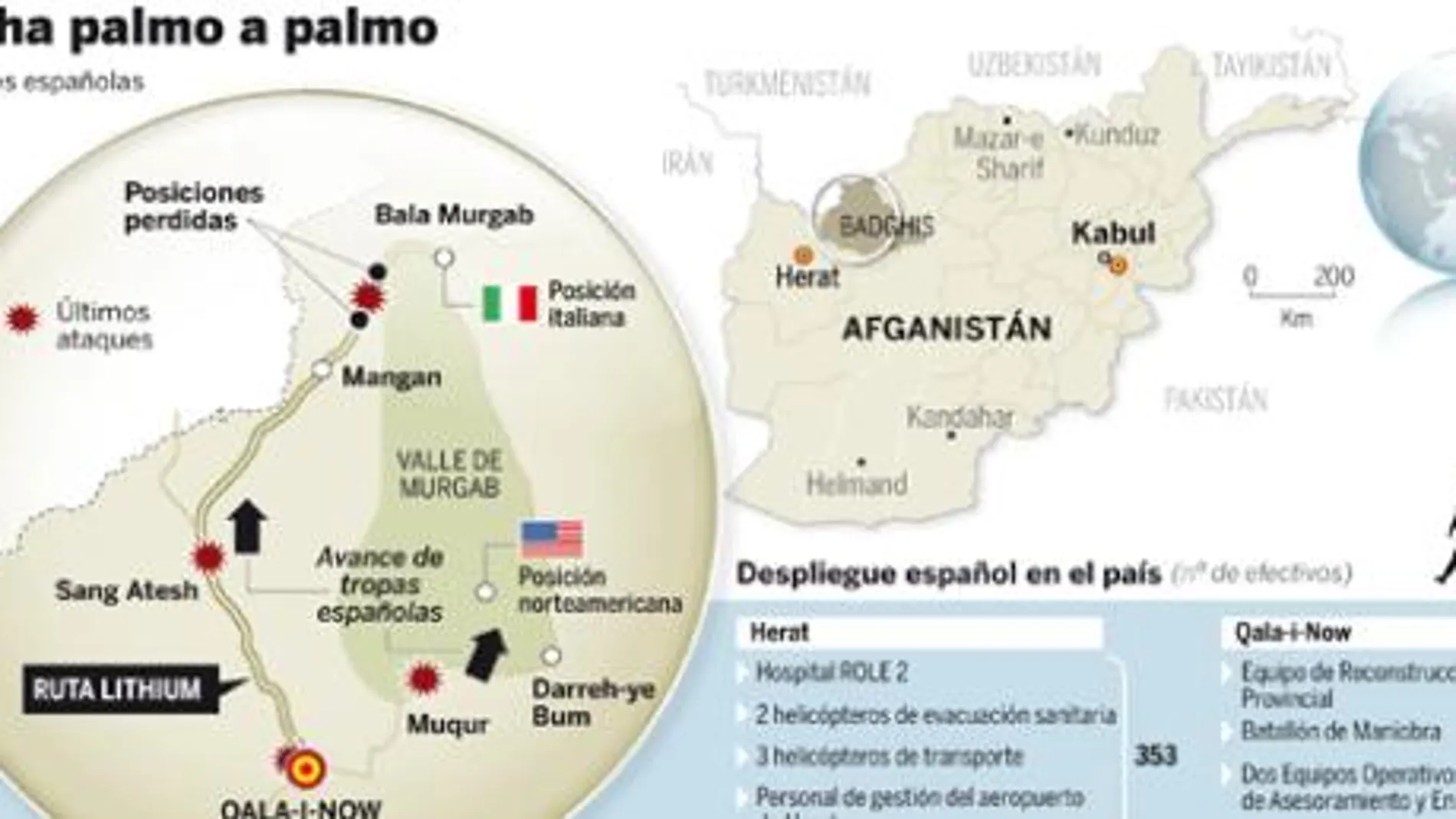 La OTAN sólo controla el 25 por ciento de la provincia española en Afganistán