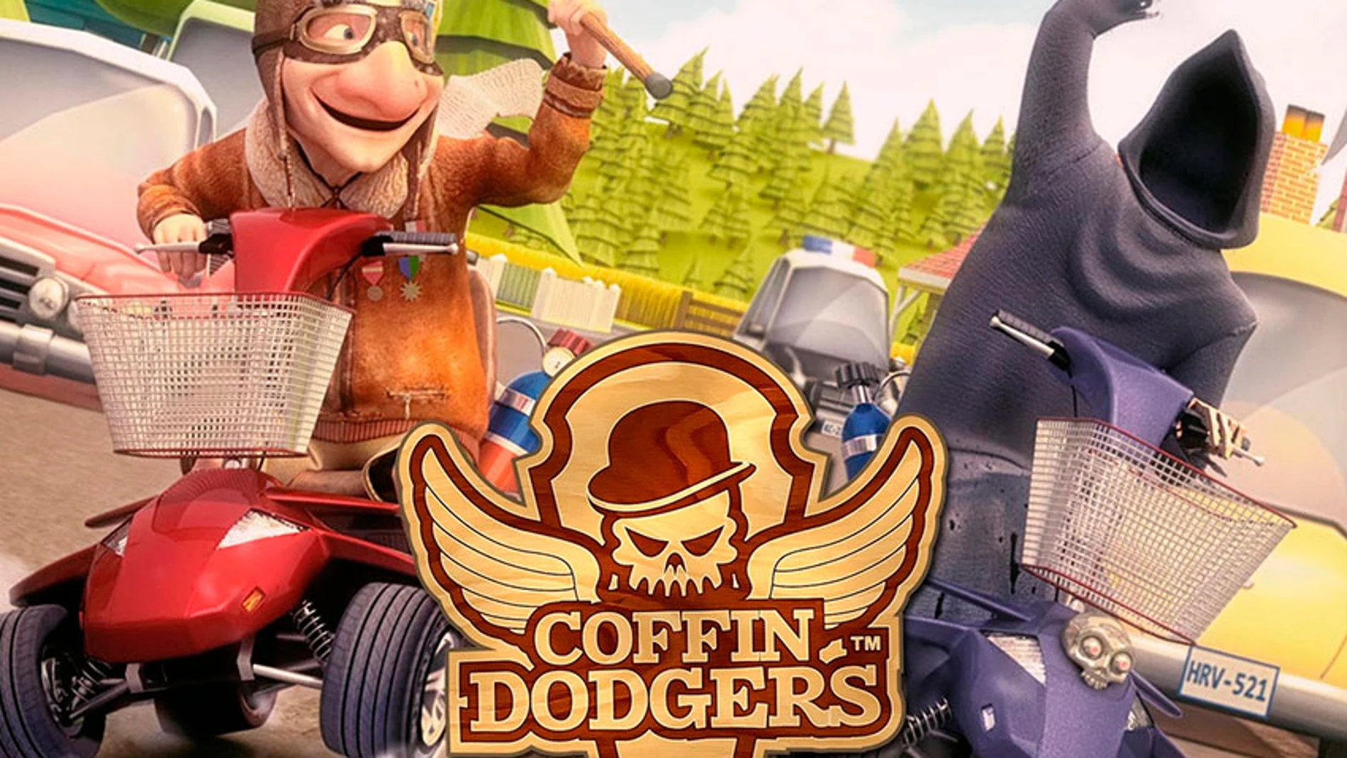 Coffin Dodgers, las carreras de jubilados huyendo de la Parca llegarán a PS4