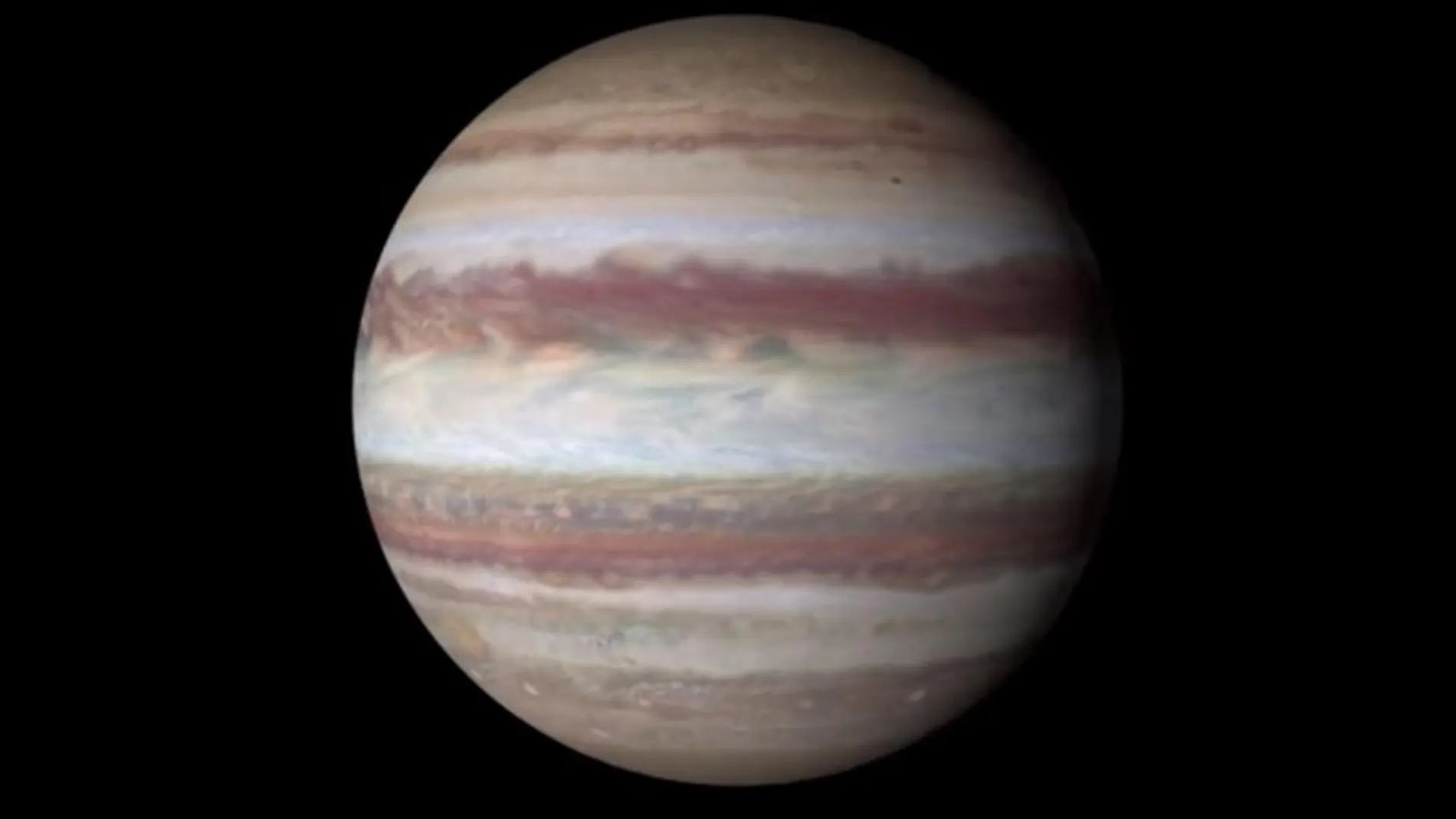 La NASA publica imágenes de Júpiter como nunca se había visto
