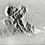 Imagen tomada por las fuerzas turcas desde uno de sus aviones durante el ataque a Siria