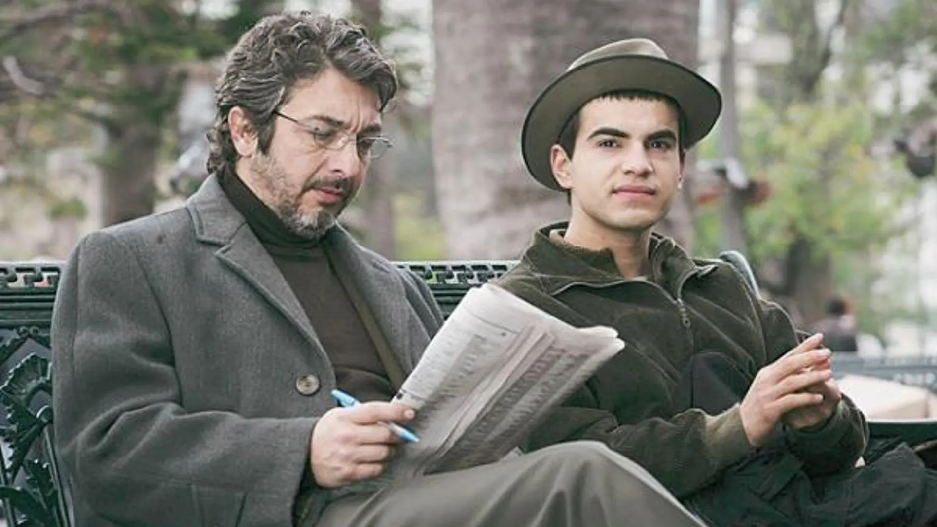 Ricardo Darín y Abel Ayala en un fotograma de la película