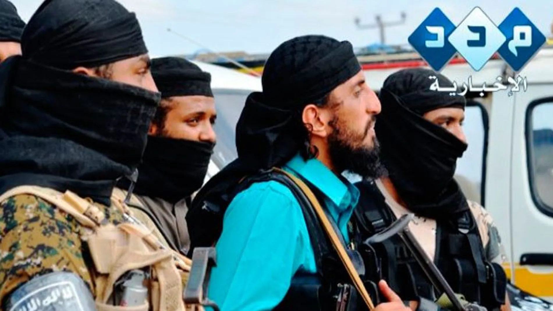 Captura de un vídeo publicado por Al Qaeda en el que aparece Blaidi, conocido como «Hamza Zinyibari».